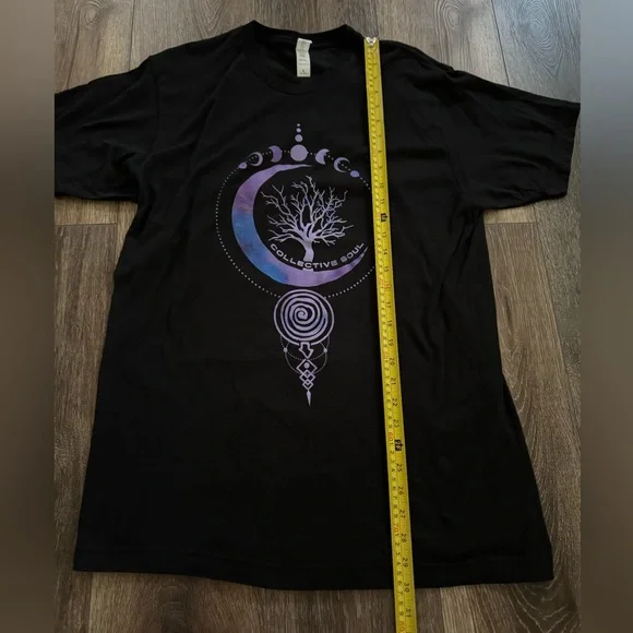 Collective Soul 2022 Tour Shirt in Black and Purple Mystical Tree Men's Large - Picture 9 of 13